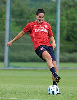 Arsenal's Samir Nasri at Pre-Season Training, 2010