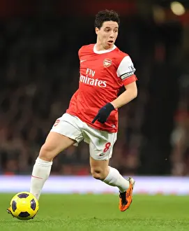 Arsenal V Stoke City 2010-2011 Prints: Arsenal's Samir Nasri Scores the Winner: Arsenal 1-0 Stoke City, Premier League 2011