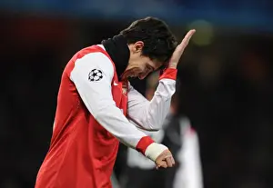 Arsenal V Partizan Belgrade 2010-11 Prints: Arsenal's Samir Nasri Shines in 3-1 UEFA Champions League Victory over Partizan Belgrade at Emirates Stadium
