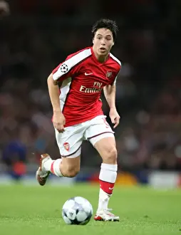 Arsenal V FC Porto 2008-09 Prints: Arsenal's Samir Nasri Stars in 4-0 Champions League Win over FC Porto