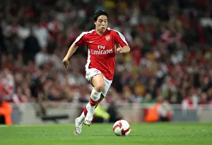 Arsenal V FC Twente 2008-09 Prints: Arsenal's Samir Nasri Stars in 4-0 UEFA Champions League Victory over FC Twente