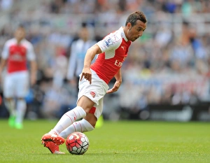 Newcastle United V Arsenal 2015-16 Prints: Arsenal's Santi Cazorla in Action against Newcastle United, Premier League 2015-16