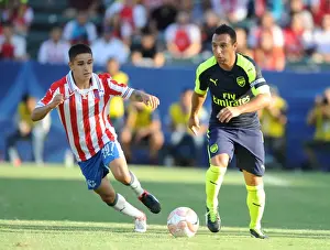 Arsenal V Chivas 2016-17 Prints: Arsenal's Santi Cazorla Outsmarts Chivas Edson Torres: A Pre-Season Masterclass