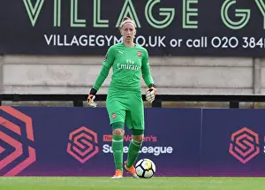 Arsenal Women V West Ham United Women 2018-19 Prints: Arsenal's Sari van Veenendaal in Action against West Ham United Women