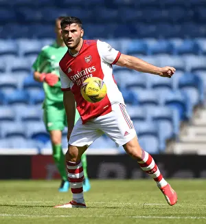 Glasgow Rangers V Arsenal 2021-22 Prints: Arsenal's Sead Kolasinac at 2021 Rangers Pre-Season Friendly in Glasgow