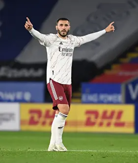 Arsenal's Sead Kolasinac in Action: Carabao Cup Clash Against Leicester City