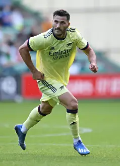 Arsenal's Sead Kolasinac in Action during Hibernian Friendly
