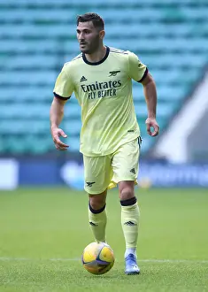 Arsenal's Sead Kolasinac in Action during Hibernian Friendly