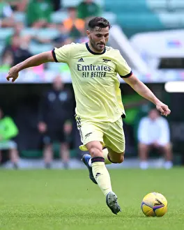 Arsenal's Sead Kolasinac in Action during Hibernian Pre-Season Friendly, Edinburgh 2021
