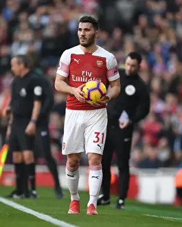 Arsenal's Sead Kolasinac in Action During Premier League Clash Against Southampton