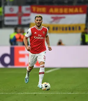 Arsenal's Sead Kolasinac in Europa League Action Against Eintracht Frankfurt