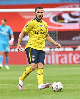 Arsenal's Sead Kolasinac in FA Cup Quarterfinal Action Against Sheffield United