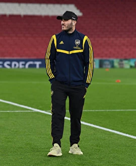 Images Dated 24th October 2019: Arsenal's Sead Kolasinac Gears Up for Europa League Battle against Vitoria Guimaraes