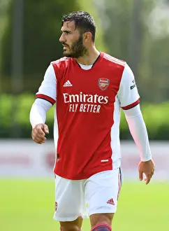 Arsenal's Sead Kolasinac in Pre-Season Action: Arsenal vs. Watford, 2021-22