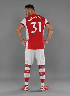 Arsenal's Sead Kolasinac Prepares for 2021-22 Season at London Colney Training Ground