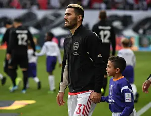 Eintracht Frankfurt V Arsenal 2019-20 Prints: Arsenal's Sead Kolasinac Prepares for Eintracht Frankfurt Clash in Europa League Group F