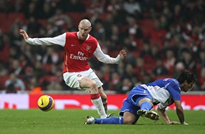 Arsenal V Blackburn Rovers 2007-8 Prints: Arsenal's Senderos Shines as They Top Blackburn Rovers 2-0