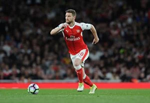 Images Dated 16th May 2017: Arsenal's Shkodran Mustafi in Action against Sunderland (2016-17)