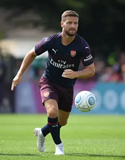 Borehamwood V Arsenal 2018-19 Prints: Arsenal's Shkodran Mustafi Training at Borehamwood (2018-19)