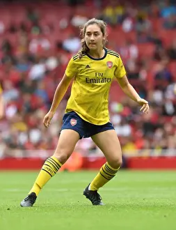 Arsenal's Silvana Flores in Action at Emirates Cup Against FC Bayern Munich (2019-20)
