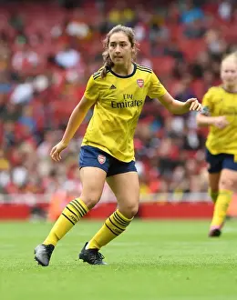 Arsenal's Silvana Flores in Action Against FC Bayern Munich at Emirates Cup
