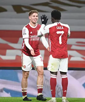 Arsenal's Smith Rowe and Saka Celebrate First Goal in FA Cup Third Round Win Over Newcastle