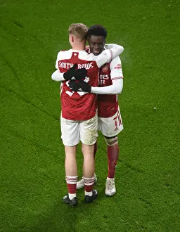 Arsenal's Smith Rowe and Saka Celebrate First Goal in FA Cup Victory over Newcastle
