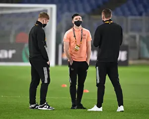 Arsenal's Smith Rowe, Tierney, and Leno Prepare for SL Benfica Clash in Europa League