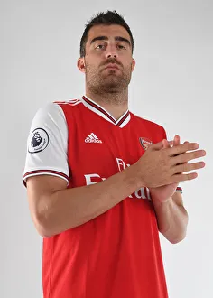 Arsenal's Sokratis at 2019-2020 Pre-Season Training