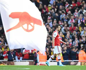 Arsenal's Sokratis in Action against AFC Bournemouth, Premier League 2019-20