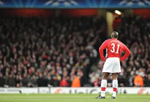 Arsenal V FC Porto 2009-10 Prints: Arsenal's Sol Campbell Shines in 5-0 UEFA Champions League Victory over FC Porto