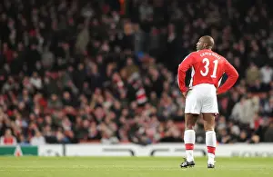 Arsenal V FC Porto 2009-10 Prints: Arsenal's Sol Campbell Shines in Historic 5-0 UEFA Champions League Victory over FC Porto