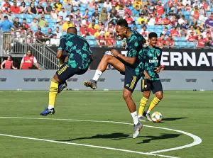 Arsenal's Star Strikers Aubameyang and Lacazette Before 2019 International Champions Cup Clash vs Fiorentina