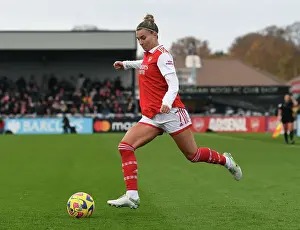 Arsenal Women V Everton Women 2022-23 Prints: Arsenal's Steph Catley in Action: Battling Everton Women in FA Women's Super League