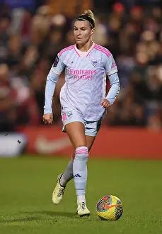 Liverpool Women V Arsenal Women 2023-24 Prints: Arsenal's Steph Catley Sprints Past Liverpool in Barclays Women's Super League Clash