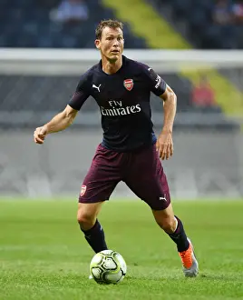 Arsenal's Stephan Lichtsteiner in Action Against SS Lazio (2018): Pre-Season Friendly