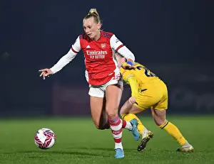 Arsenal Women V Reading Women 2021-22 Prints: Arsenal's Stina Blackstenius in Action Against Reading Women in FA WSL Match