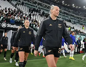 Juventus Women V Arsenal Women 2022-23 Prints: Arsenal's Stina Blackstenius Faces Juventus in UEFA Women's Champions League Group C Showdown