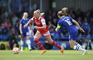 Chelsea Women V Arsenal Women 2022-23 Prints: Arsenal's Stina Blackstenius Faces Off Against Chelsea's Magdalena Eriksson in FA Women's Super League