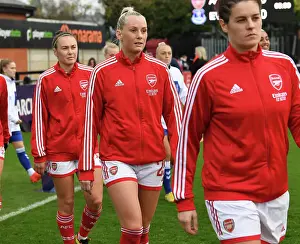 Arsenal Women V Everton Women 2022-23 Prints: Arsenal's Stina Blackstenius Prepares for FA WSL Clash Against Everton at Meadow Park