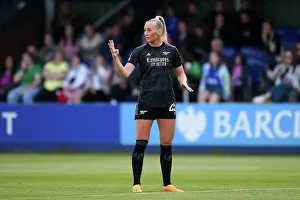 Everton Women V Arsenal Women 2022-23 Prints: Arsenal's Stina Blackstenius Reacts During Everton vs Arsenal FA Women's Super League Match