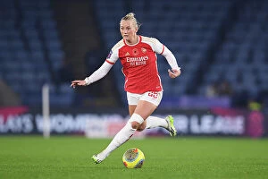 Images Dated 13th November 2023: Arsenal's Stina Blackstenius Scores in Women's Super League Victory over Leicester City