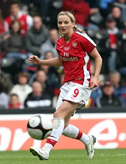 Arsenal's Suzanne Grant Celebrates FA Cup Final Victory Over Sunderland WFC