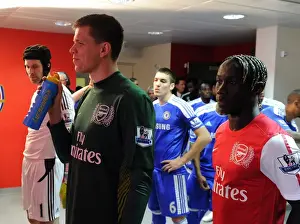 Arsenal's Szczesny and Sagna: United Before the Battle Against Chelsea (2011-12)