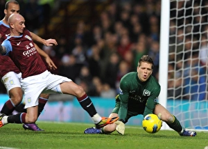 Aston Villa V Arsenal 2011-12 Prints: Arsenal's Szczesny Saves vs. Aston Villa (2011-12)