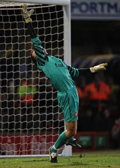 Ipswich Town V Arsenal Carling Cup 2010-11 Prints: Arsenal's Szczesny Secures Shutout: Advancing Past Ipswich Town in Carling Cup Semi-Final