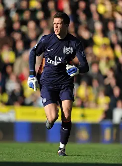 Norwich City V Arsenal 2011-12 Prints: Arsenal's Szczesny Shines in Norwich Victory: Premier League 2011-12
