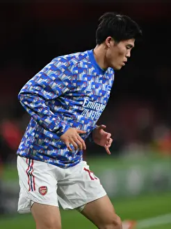 Arsenal's Takehiro Tomiyasu Prepares for Carabao Cup Showdown Against Liverpool