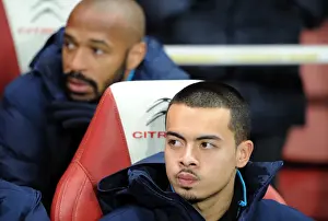 Budweiser Prints: Arsenal's Thierry Henry and Nico Yennaris: A FA Cup Reunion at Emirates Stadium (Arsenal v Leeds United)