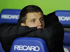 Reading V Arsenal - Capital One Cup 2012-13 Prints: Arsenal's Thomas Eisfeld Prepares for Reading Showdown in Capital One Cup